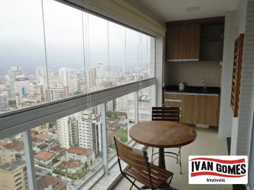 Foto 1 de Apartamento com 1 Quarto para alugar, 57m² em Gonzaga, Santos