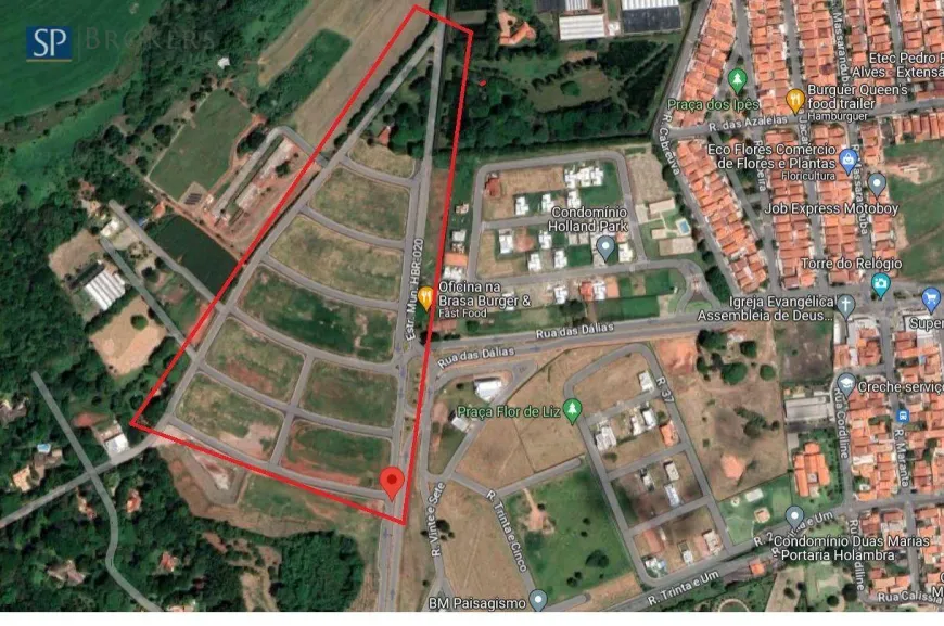 Foto 1 de Lote/Terreno à venda, 360m² em Parque dos Ipês, Holambra