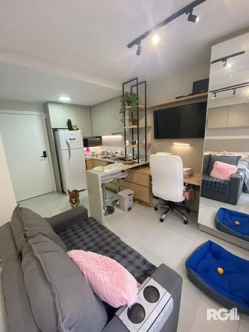 Foto 1 de Flat com 1 Quarto à venda, 25m² em Cidade Baixa, Porto Alegre