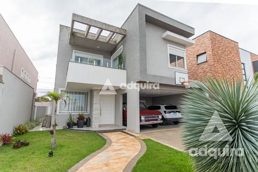 Foto 1 de Casa de Condomínio com 4 Quartos à venda, 290m² em Jardim Carvalho, Ponta Grossa