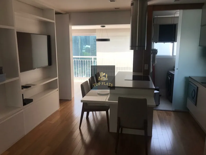 Foto 1 de Flat com 1 Quarto para alugar, 54m² em Itaim Bibi, São Paulo