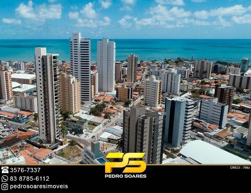 Foto 1 de Apartamento com 3 Quartos à venda, 142m² em Tambaú, João Pessoa