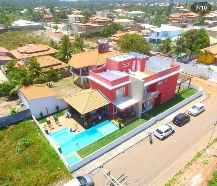 Foto 1 de Casa de Condomínio com 4 Quartos à venda, 500m² em Barra do Jacuípe, Camaçari