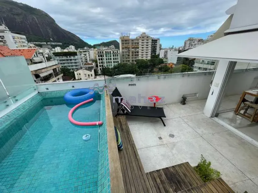 Foto 1 de Cobertura com 3 Quartos à venda, 140m² em Jardim Botânico, Rio de Janeiro