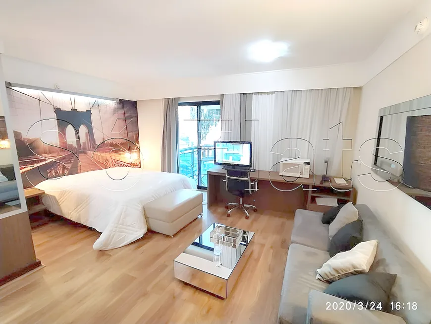 Foto 1 de Flat com 1 Quarto à venda, 34m² em Moema, São Paulo