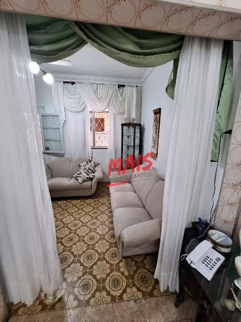 Foto 1 de Casa de Condomínio com 2 Quartos à venda, 77m² em Gonzaga, Santos