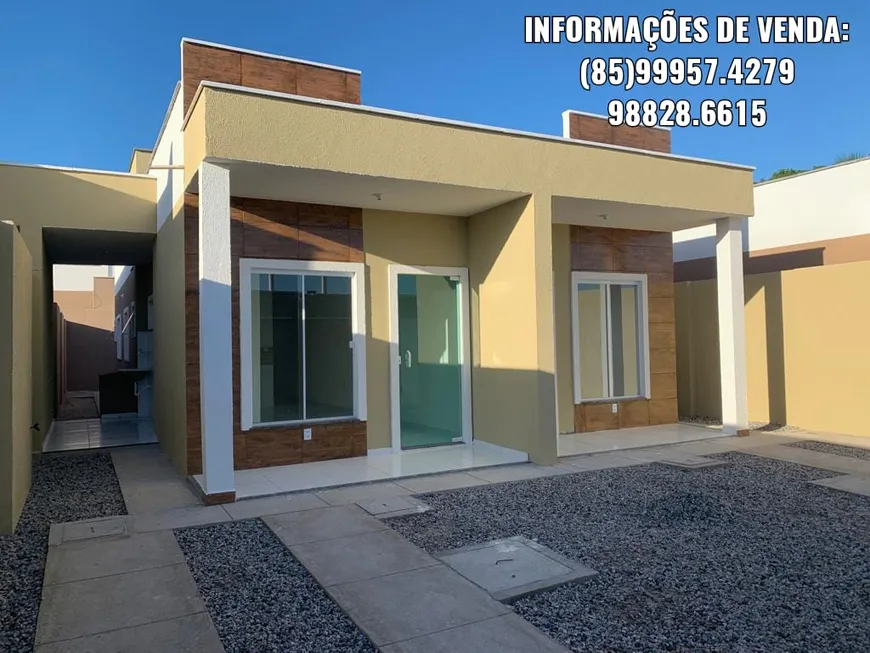 Foto 1 de Casa com 2 Quartos à venda, 66m² em Loteamento Jardim Icaraí, Caucaia