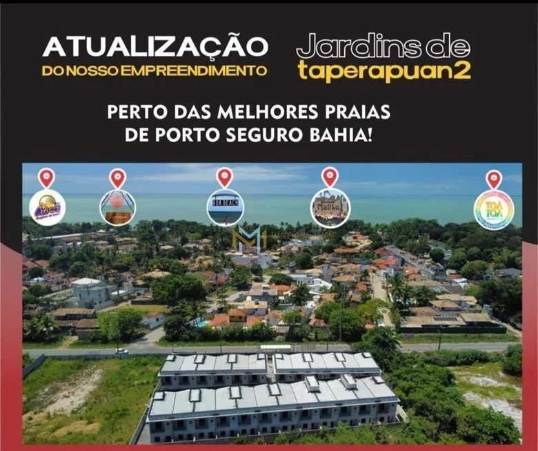 Foto 1 de Apartamento com 3 Quartos à venda, 104m² em Taperapuan, Porto Seguro