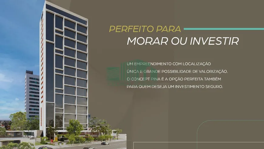 Foto 1 de Apartamento com 2 Quartos à venda, 70m² em Pina, Recife