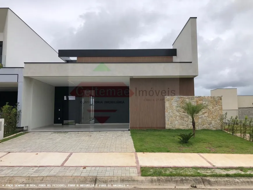 Foto 1 de Casa de Condomínio com 3 Quartos à venda, 143m² em Loteamento Residencial Fazenda Casa Grande, Taubaté