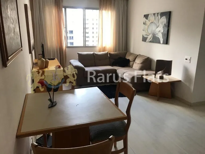 Foto 1 de Flat com 1 Quarto para alugar, 50m² em Moema, São Paulo