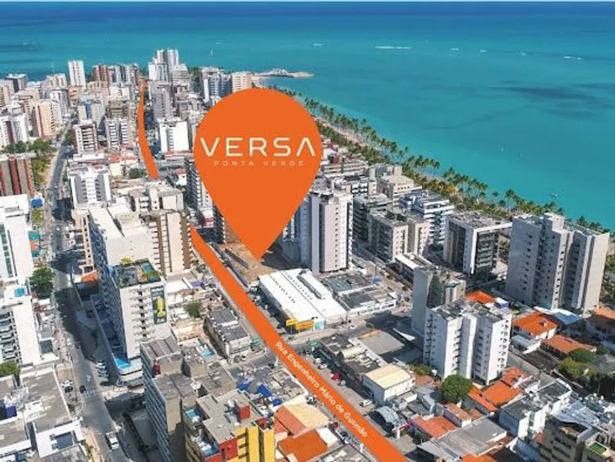 Foto 1 de Apartamento com 3 Quartos à venda, 72m² em Ponta Verde, Maceió