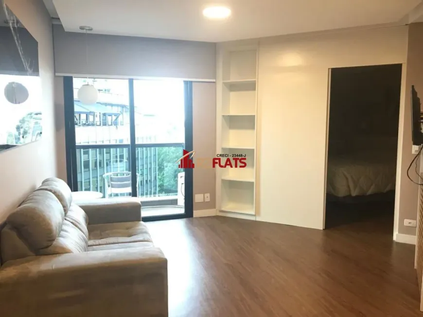 Foto 1 de Flat com 1 Quarto para alugar, 45m² em Itaim Bibi, São Paulo