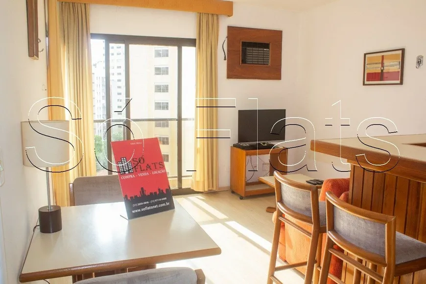 Foto 1 de Flat com 1 Quarto para alugar, 42m² em Jardim Paulista, São Paulo