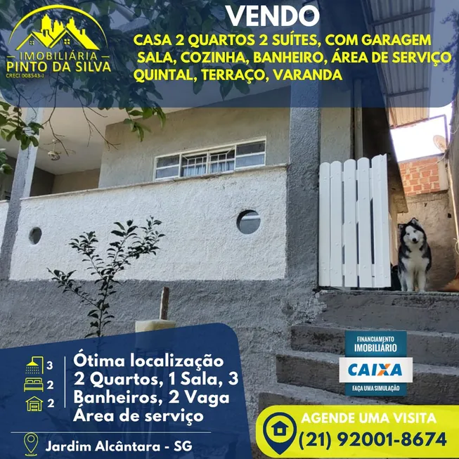 Foto 1 de Casa com 2 Quartos à venda, 220m² em Colubandê, São Gonçalo