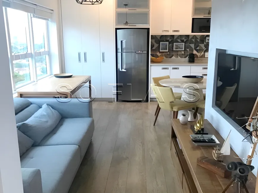 Foto 1 de Apartamento com 1 Quarto à venda, 56m² em Brooklin, São Paulo