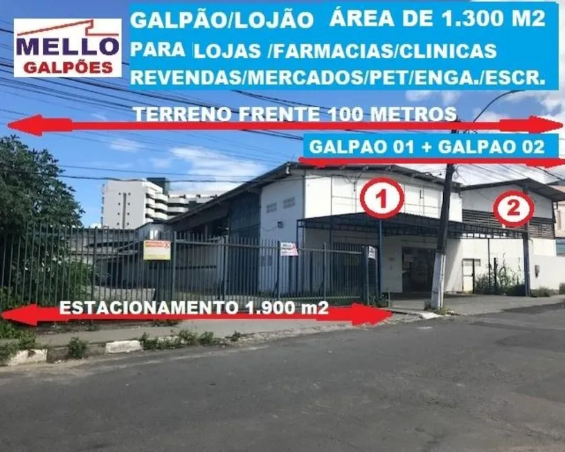 Foto 1 de Ponto Comercial para venda ou aluguel, 1700m² em Vilas do Atlantico, Lauro de Freitas