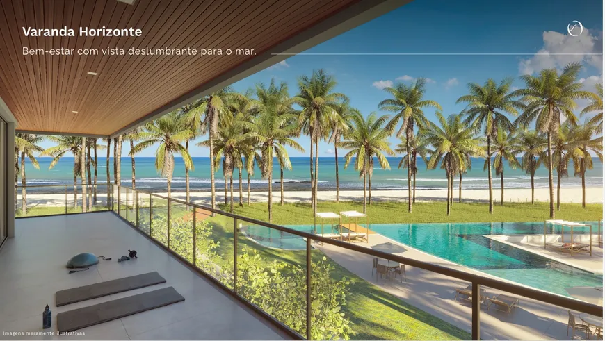 Foto 1 de Apartamento com 3 Quartos à venda, 80m² em Praia dos Carneiros, Tamandare