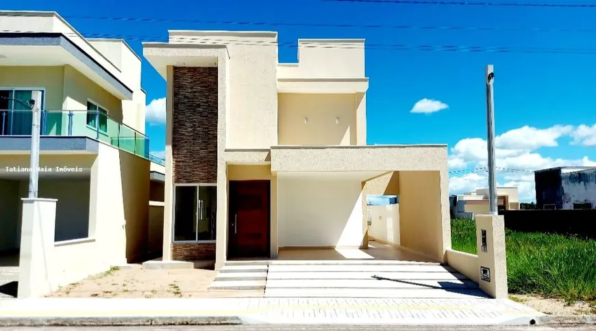 Foto 1 de Casa de Condomínio com 3 Quartos à venda, 127m² em Rosa dos Ventos, Parnamirim