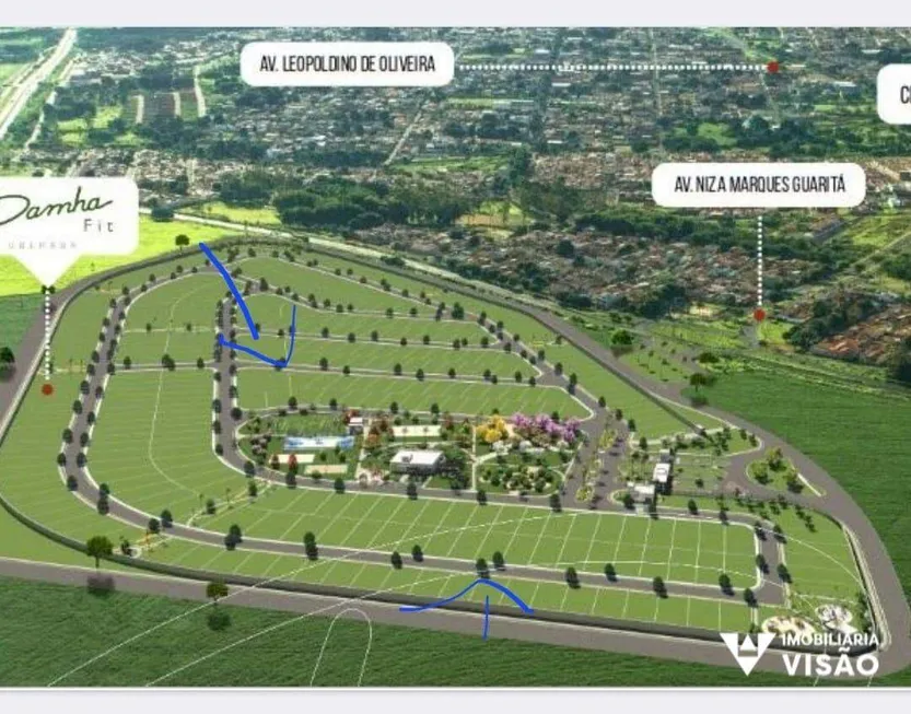 Foto 1 de Lote/Terreno à venda, 250m² em Conjunto Manoel Mendes, Uberaba