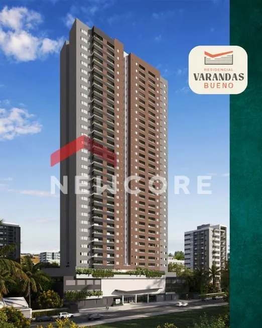 Foto 1 de Apartamento com 2 Quartos à venda, 65m² em Setor Bueno, Goiânia