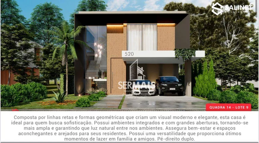 Foto 1 de Casa de Condomínio com 3 Quartos à venda, 295m² em Alto Pereque, Porto Belo