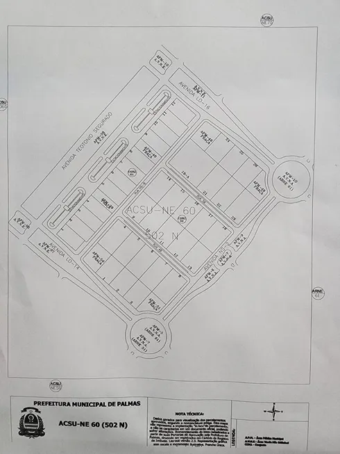 Foto 1 de Lote/Terreno à venda, 2120m² em Plano Diretor Norte, Palmas