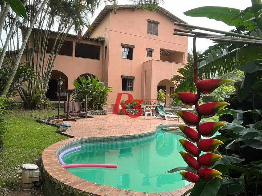 Foto 1 de Casa com 5 Quartos para venda ou aluguel, 600m² em Morro dos Barbosas, São Vicente