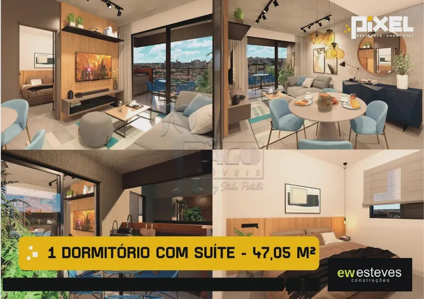 Foto 1 de Apartamento com 1 Quarto à venda, 47m² em Vila Monte Alegre, Ribeirão Preto
