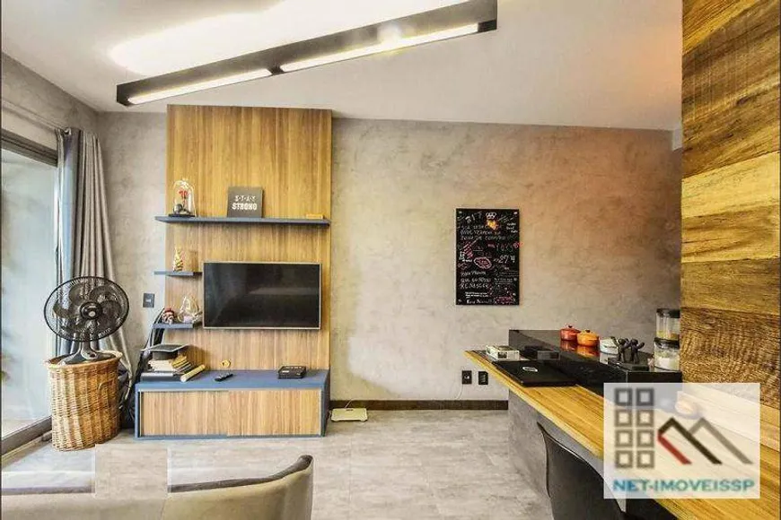 Foto 1 de Apartamento com 1 Quarto à venda, 41m² em Brooklin, São Paulo