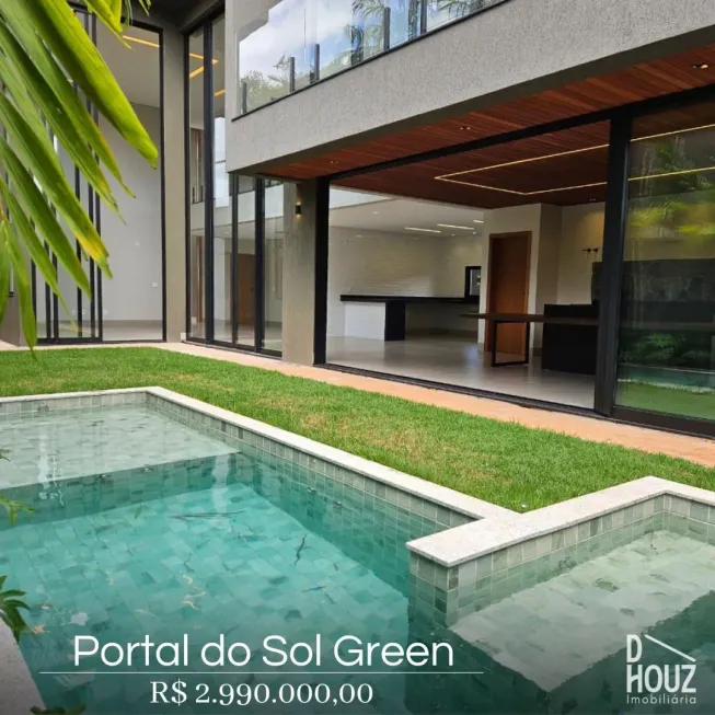 Foto 1 de Casa de Condomínio com 4 Quartos à venda, 321m² em Residencial Goiânia Golfe Clube, Goiânia