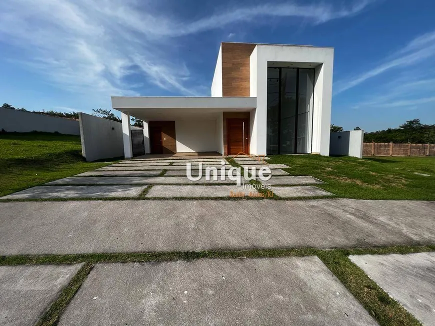 Foto 1 de Casa com 3 Quartos à venda, 226m² em Alphaville, Rio das Ostras