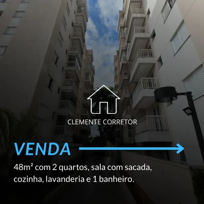 Foto 1 de Apartamento com 2 Quartos à venda, 48m² em Vila Amália, São Paulo