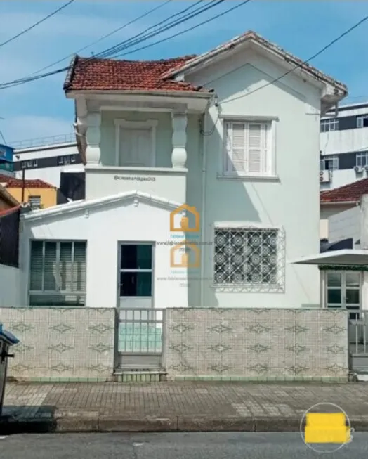 Foto 1 de Casa com 3 Quartos à venda, 160m² em Vila Belmiro, Santos