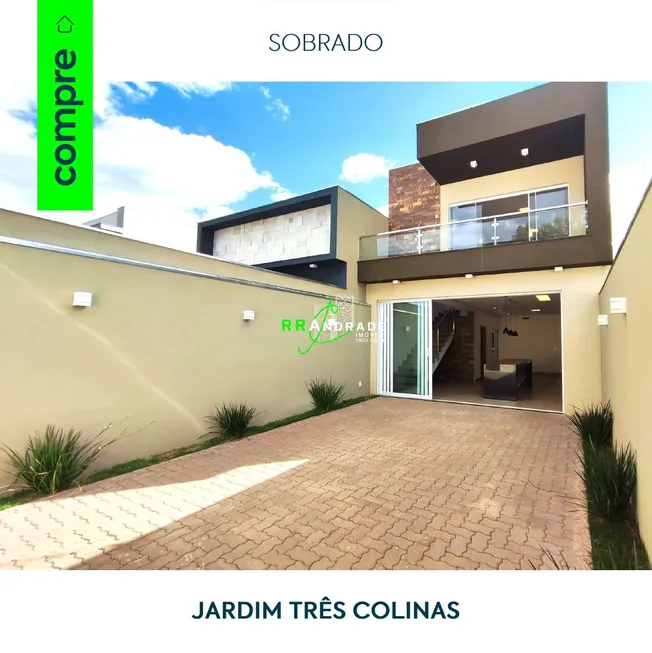 Foto 1 de Casa com 2 Quartos à venda, 104m² em Jardim Três Colinas, Franca