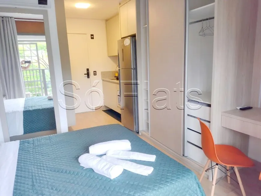 Foto 1 de Flat com 1 Quarto para alugar, 25m² em Campo Belo, São Paulo