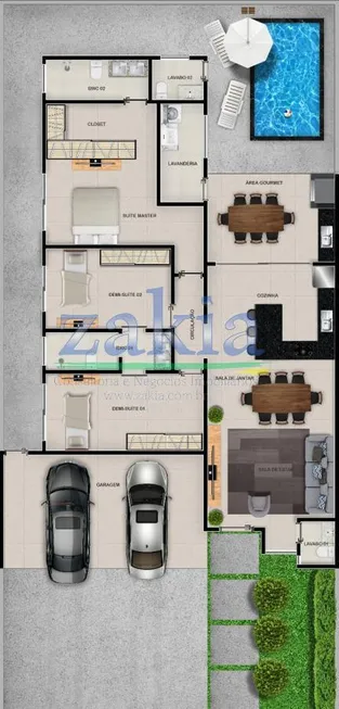 Foto 1 de Casa de Condomínio com 3 Quartos à venda, 300m² em Jardim Recanto das Aguas, Nova Odessa