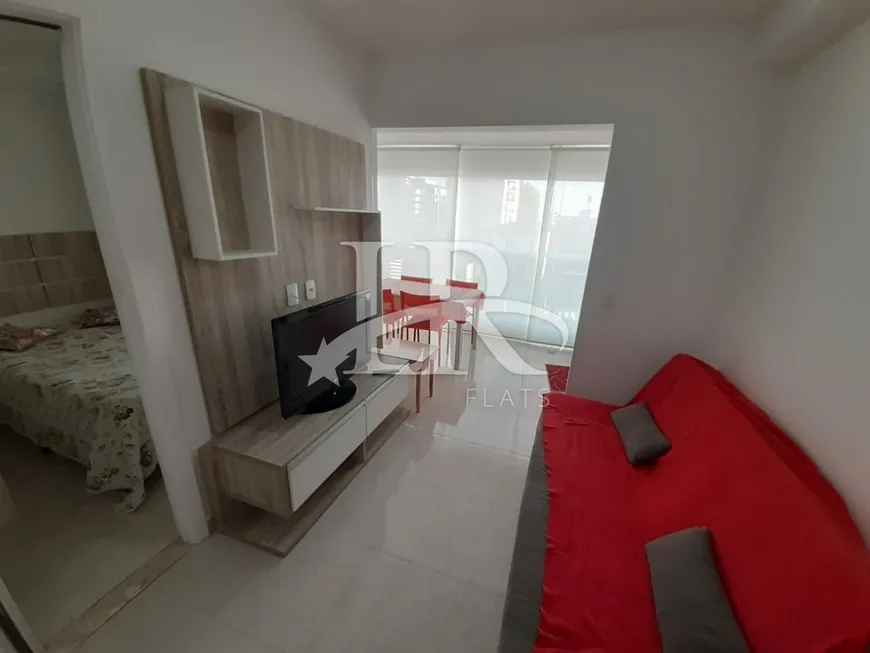 Foto 1 de Flat com 1 Quarto para alugar, 35m² em Brooklin, São Paulo