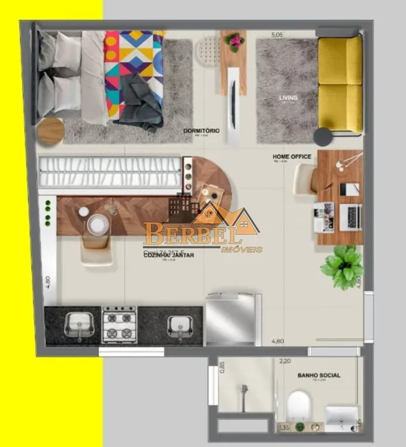 Foto 1 de Apartamento com 2 Quartos à venda, 34m² em Vila Oratório, São Paulo