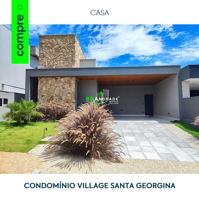 Foto 1 de Casa de Condomínio com 3 Quartos à venda, 203m² em Village Santa Georgina , Franca