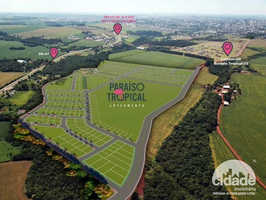 Foto 1 de Lote/Terreno à venda, 300m² em Recanto Tropical, Cascavel