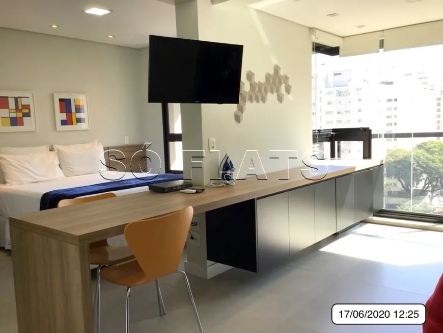 Foto 1 de Flat com 1 Quarto para alugar, 27m² em Jardim Paulista, São Paulo