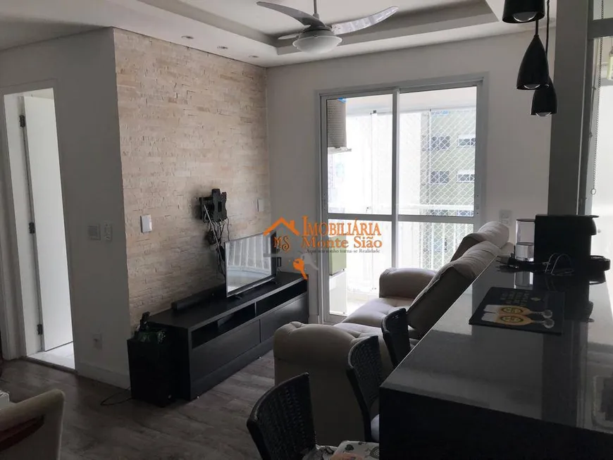 Foto 1 de Apartamento com 2 Quartos à venda, 52m² em Jardim Flor da Montanha, Guarulhos