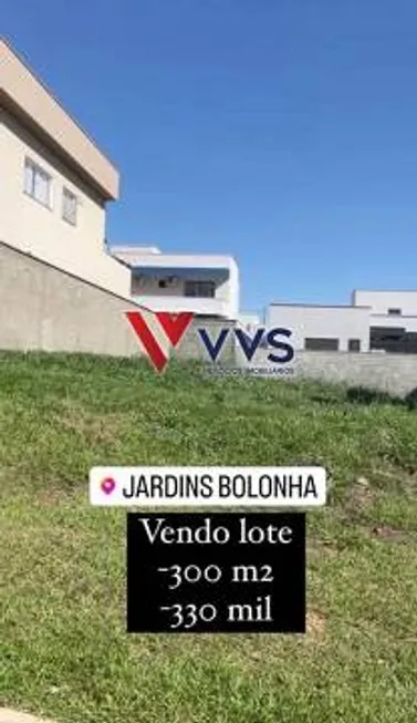 Foto 1 de Lote/Terreno à venda, 300m² em Jardins Bolonha, Senador Canedo