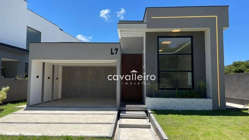 Foto 1 de Casa de Condomínio com 3 Quartos à venda, 136m² em Ubatiba, Maricá