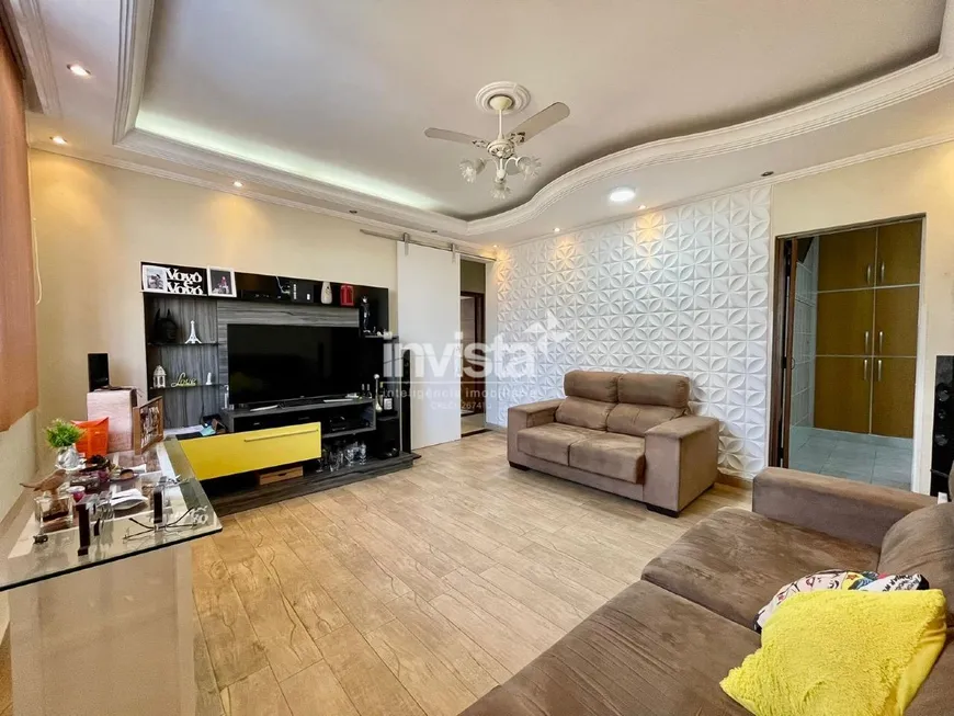 Foto 1 de Apartamento com 3 Quartos à venda, 109m² em Campo Grande, Santos