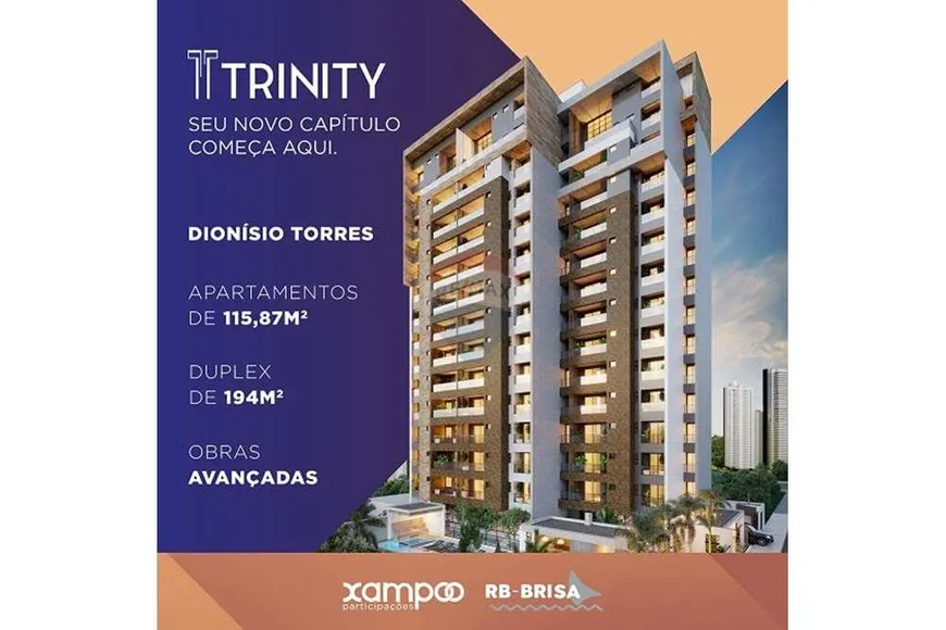 Foto 1 de Apartamento com 3 Quartos à venda, 115m² em Dionísio Torres, Fortaleza