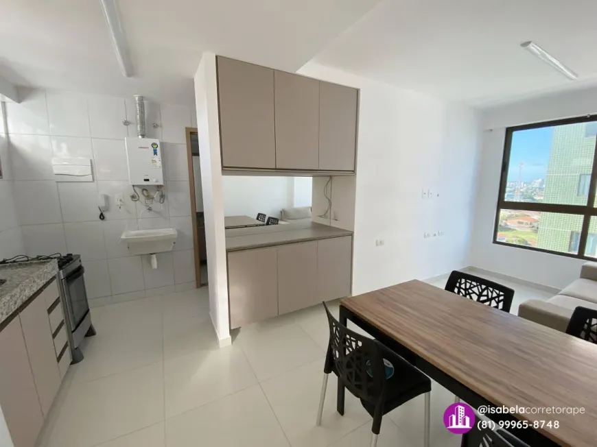 Foto 1 de Apartamento com 1 Quarto para alugar, 33m² em Barra de Jangada, Jaboatão dos Guararapes