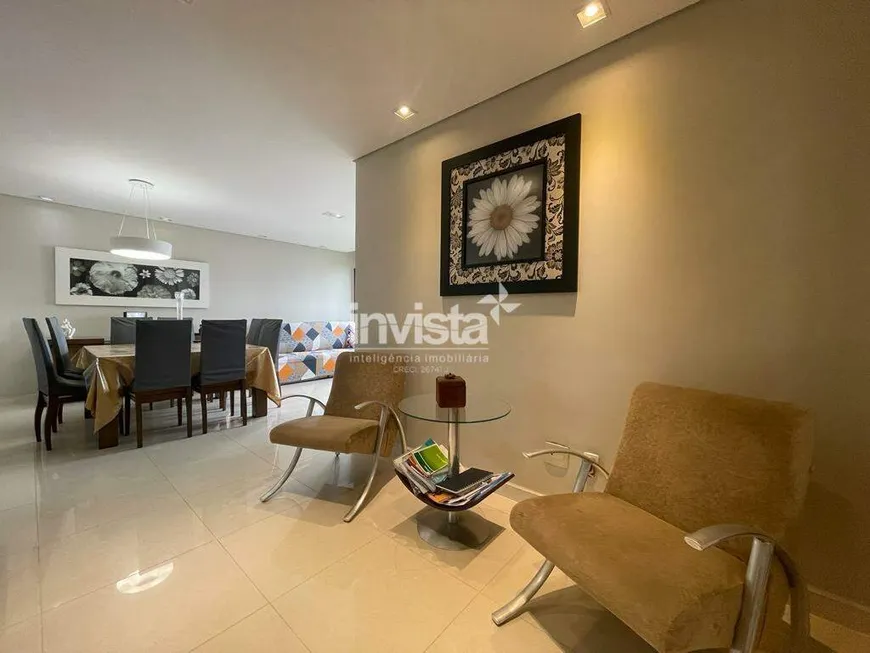 Foto 1 de Apartamento com 3 Quartos à venda, 115m² em Boqueirão, Santos