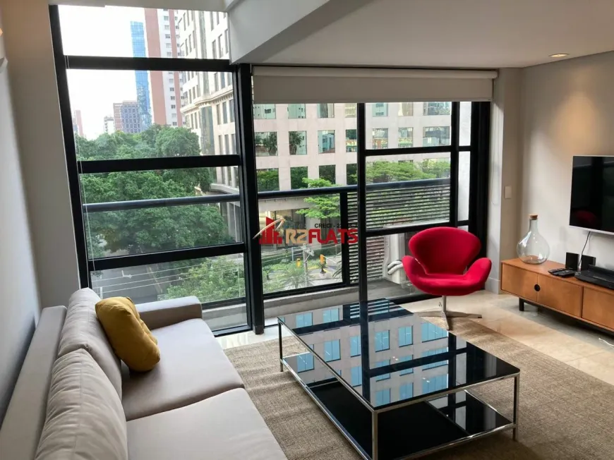 Foto 1 de Flat com 1 Quarto para alugar, 45m² em Vila Nova Conceição, São Paulo